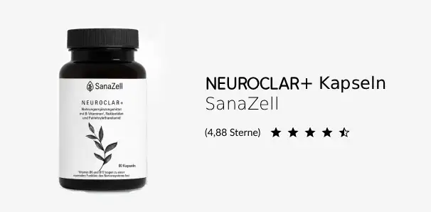 NeuroClar+ Kapseln von SanaZell – 4,88 Sterne