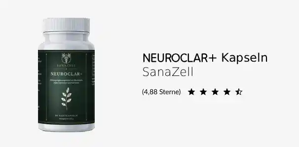 NeuroClar+ Kapseln von SanaZell – 4,88 Sterne